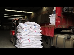 Se está cargando y se está enviando el polvo del conpound de la melamina que moldea