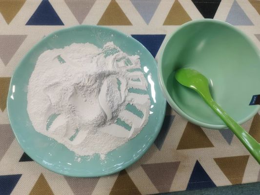 la melamina pura 700-1000kg/M3 pulveriza el paquete de C3H6N6 25kg/Bag