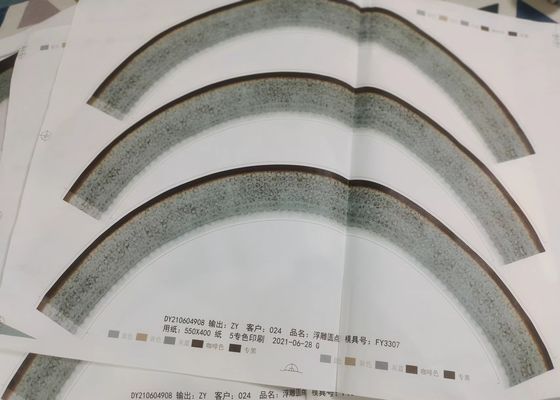 Etiqueta sin recubrimiento 787x1092m m documentos de la melamina para el embalaje de la plataforma del servicio de mesa de la melamina