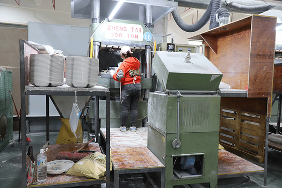 Polvo satinado de la melamina en el papel de la etiqueta para pulir el polvo blanco de los productos