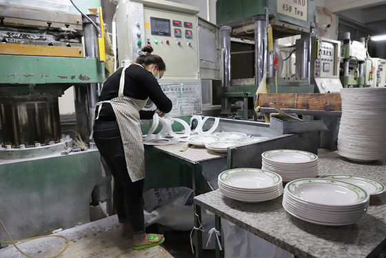 Polvo satinado 10Kg/Bag de la melamina el 100% blanca no tóxica para el servicio de mesa de la melamina