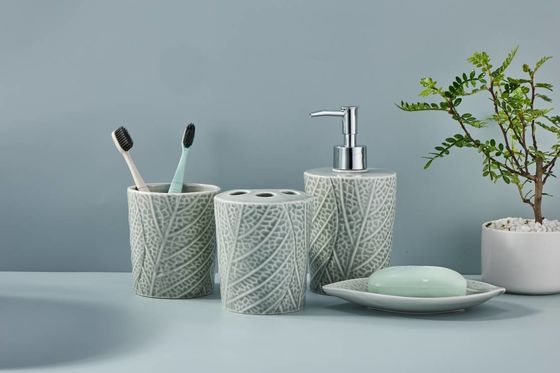 Conjunto de mostradores de baño duradero 4pcs Dispensador de jabón de bomba de mano