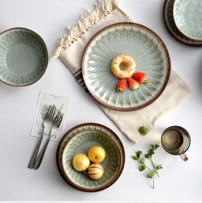 Platos y cuencos de fiesta 12pc Melamina Set de vajilla Iso