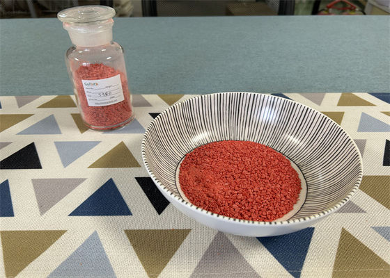 Gránulos de la melamina de la mirada que vetean usados para producir el servicio de mesa de imitación de Pocelain