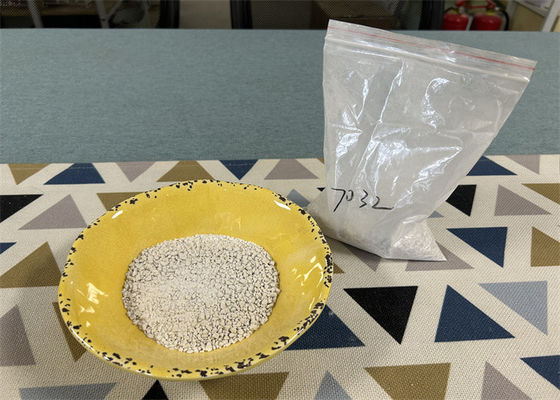 Polvo satinado de la melamina en el papel de la etiqueta para pulir el polvo blanco de los productos