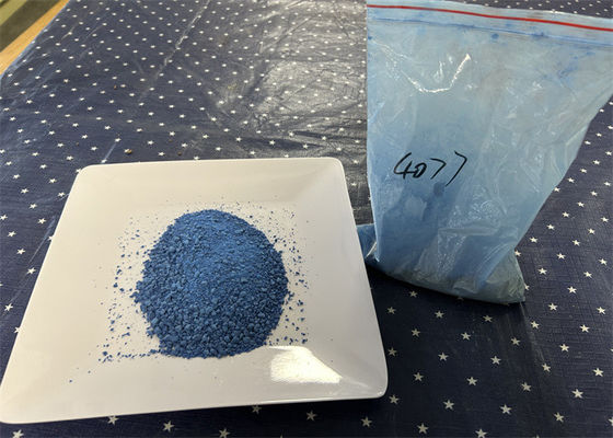 ISO Urea formaldehído resina en polvo tapa de baño de plástico azul con material granular