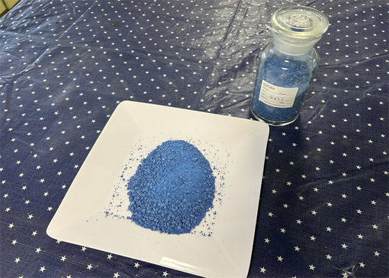 ISO Urea formaldehído resina en polvo tapa de baño de plástico azul con material granular