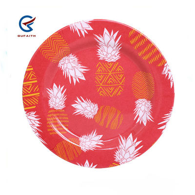 3PCS Red Melamine Dinnerware Set para acampar en el interior de la cocina de uso exterior
