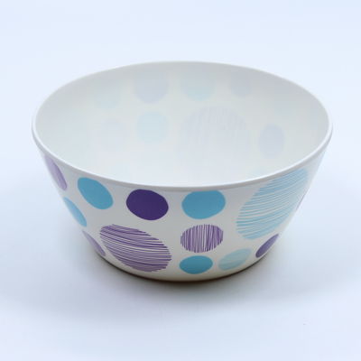 Conjunto de vajilla de melamina azul con tazón de mezcla