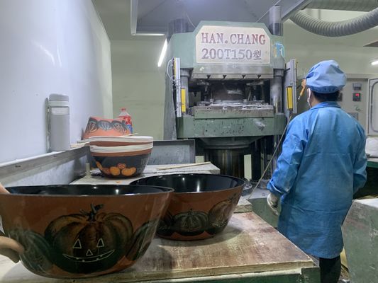 Máquina de compresión de melamina para vajilla y vajilla de alta presión