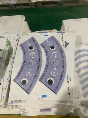 Papel de decal de melamina de resina 100% grueso personalizado para vajilla de melamina