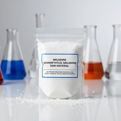 Melamina Hexametilol Materia prima de melamina 100% Melamina esencial para pinturas, barnices y modificación de polímeros