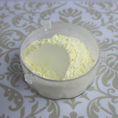 GUFAITH Amarillo 100% Melamina Grado Alimenticio Resina de Melamina Formaldehído Materia Prima para Vajilla Compuesto de Moldeo de Melamina Flujo Estable Excelente