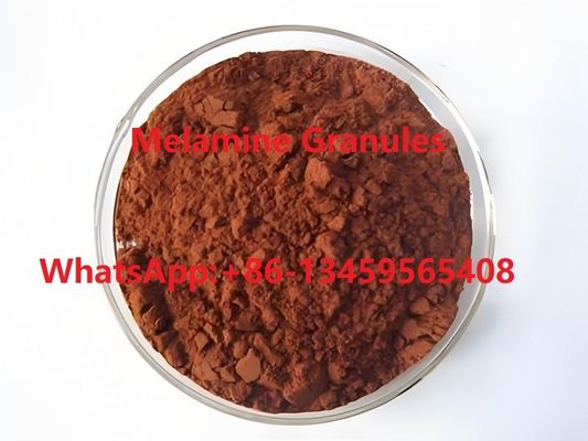 Fabricante de productos químicos Precio bajo Melamina en polvo marrón Fabricante químico CAS 108-78-1 para la industria