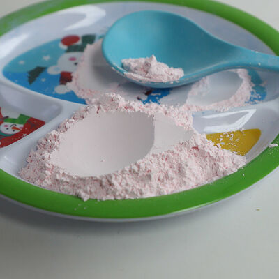 GUFAITH Rosa Melmaína en polvo Grado alimenticio Melamina formaldehído Resina Materia prima para vajilla Color Melamina moldeado Compuesto estable Excelente flujo